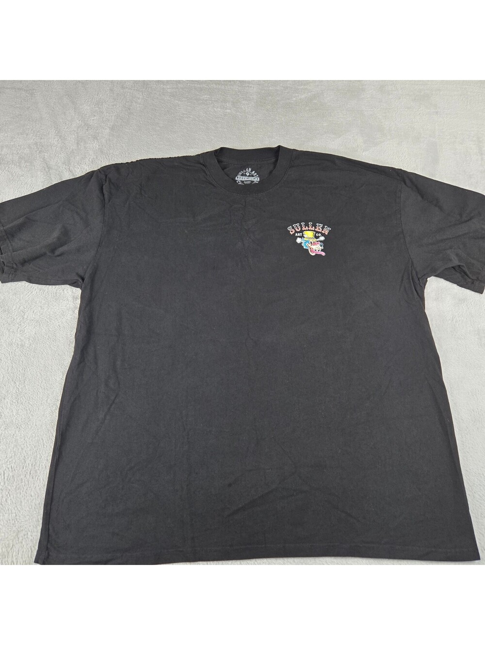 Sullen Art Collective Men’s 2XL Black Tattoo Graphic T Shirt Pin Up